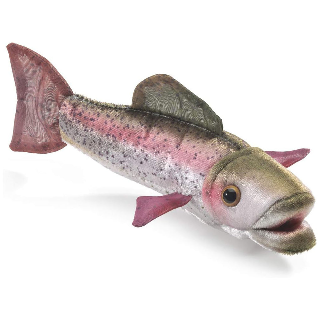 Folkmanis Mini Rainbow Trout 7 Inch Finger Puppet