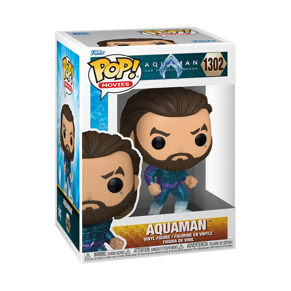 Funko Aquaman Lost Kingdom POP Aquaman Blue Purple Vinyl Figure