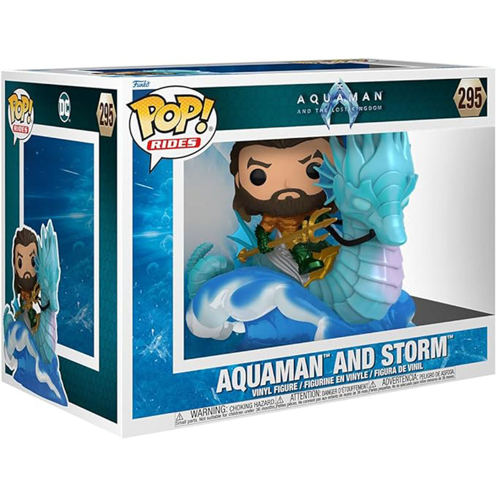 Funko DC Aquaman And The Lost Kingdom POP Rides Aquaman And Storm Vinyl Figure Set - Radar Toys