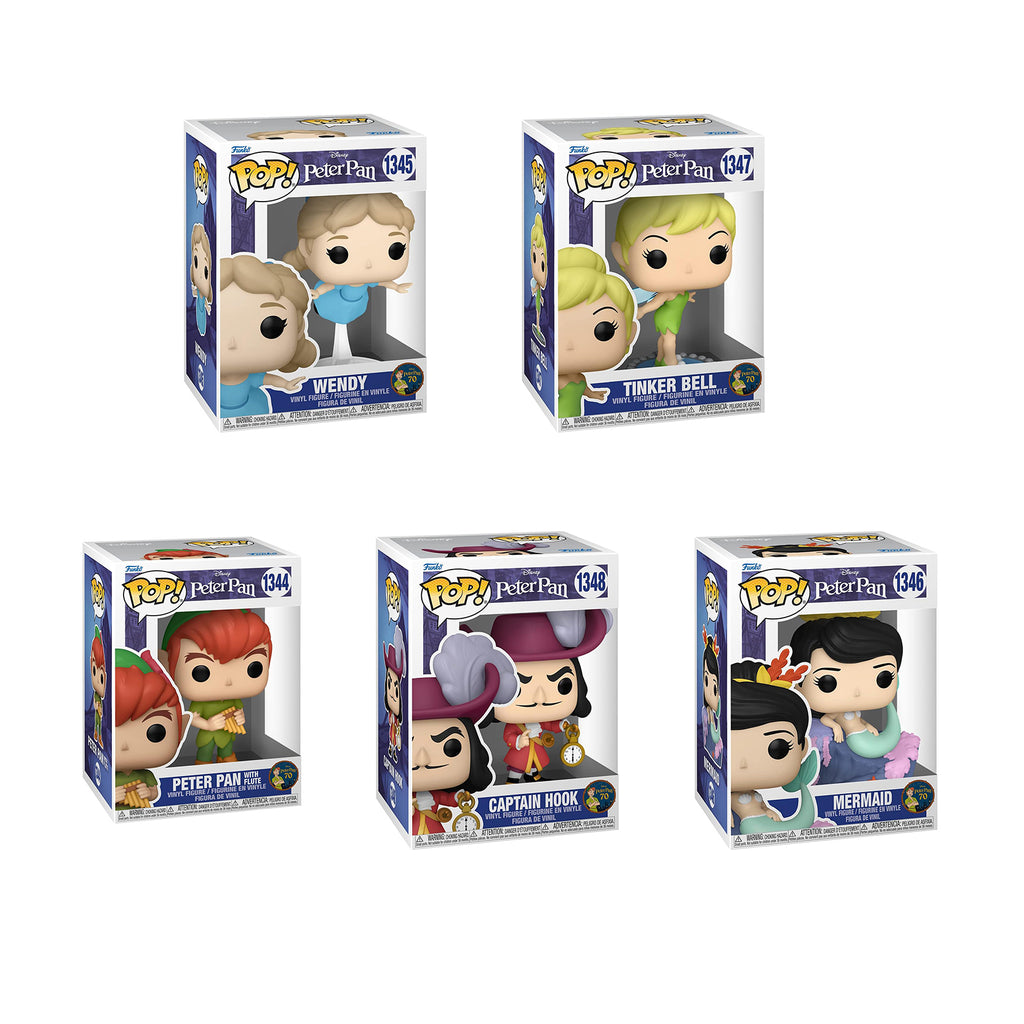 Funko Disney POP Peter Pan Figure Set - Radar Toys