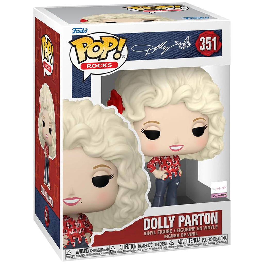 Funko Dolly Rocks POP Dolly Parton 77 Tour Vinyl Figure