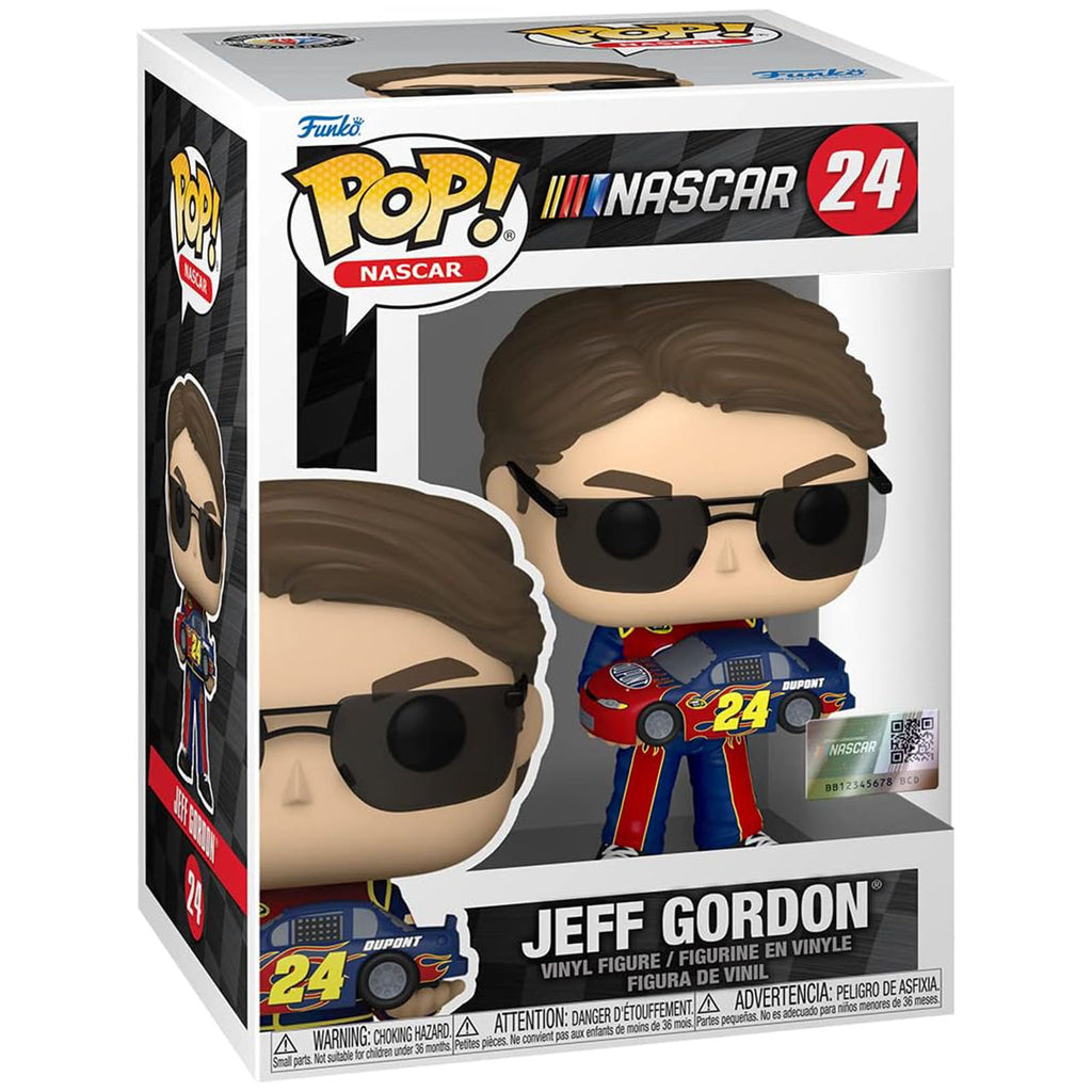Funko NASCAR POP Jeff Gordon With Mini Car Vinyl Figure - Radar Toys