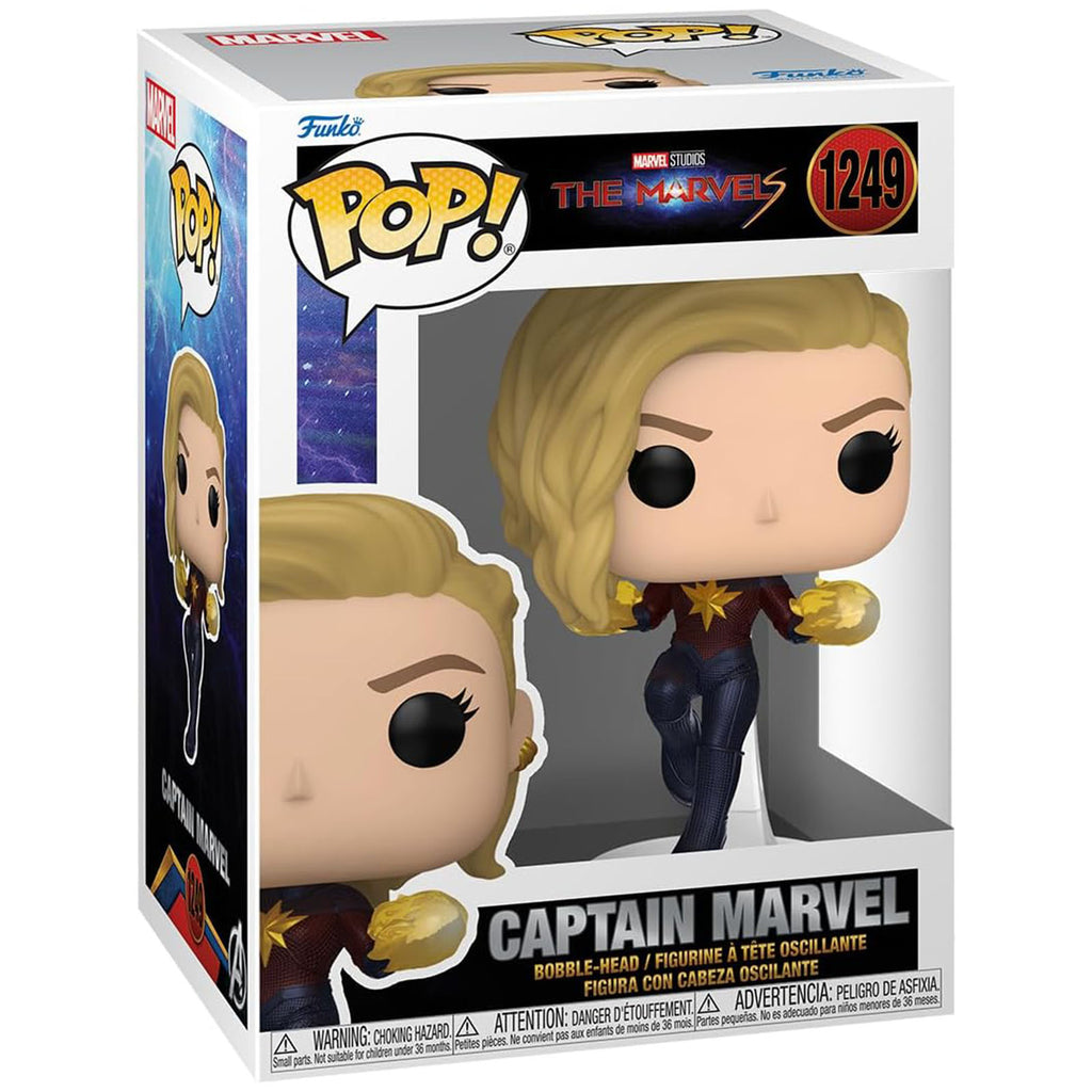 Funko The Marvels POP Captain Marvel Vinyl Figure - Radar Toys