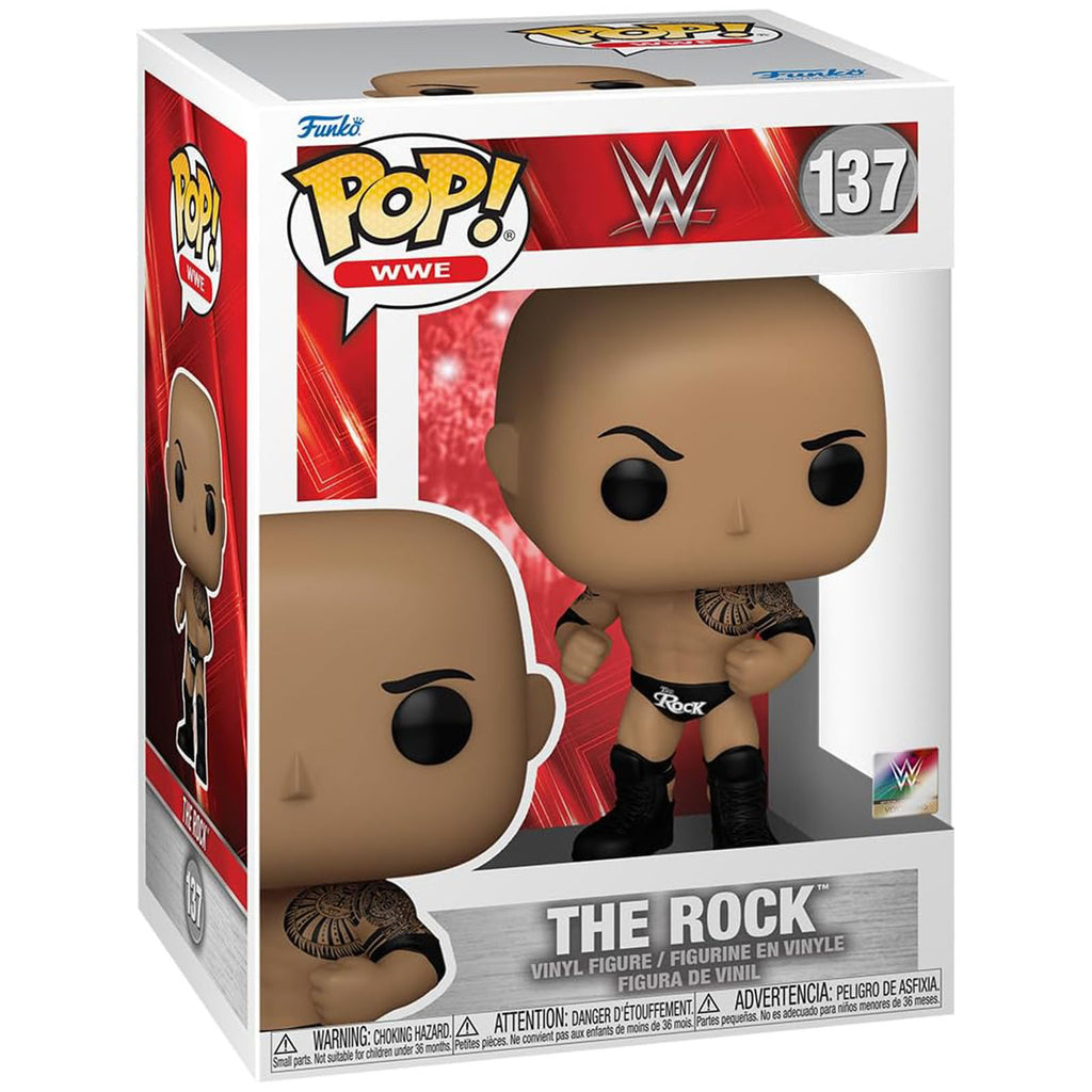 Funko WWE S20 Anniversary 1 POP The Rock Vinyl Figure - Radar Toys