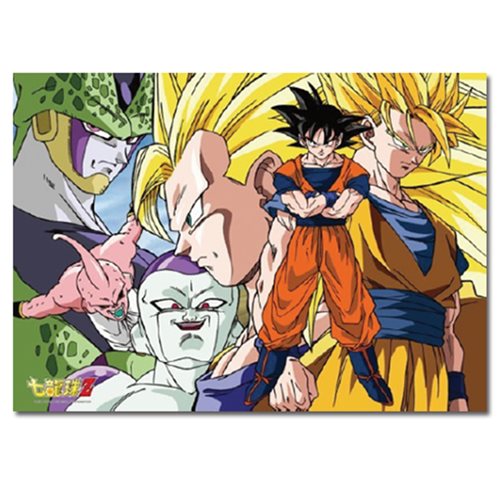 Dragon Ball Z Goku And Enemies 500 Piece Jigsaw Puzzle - Radar Toys