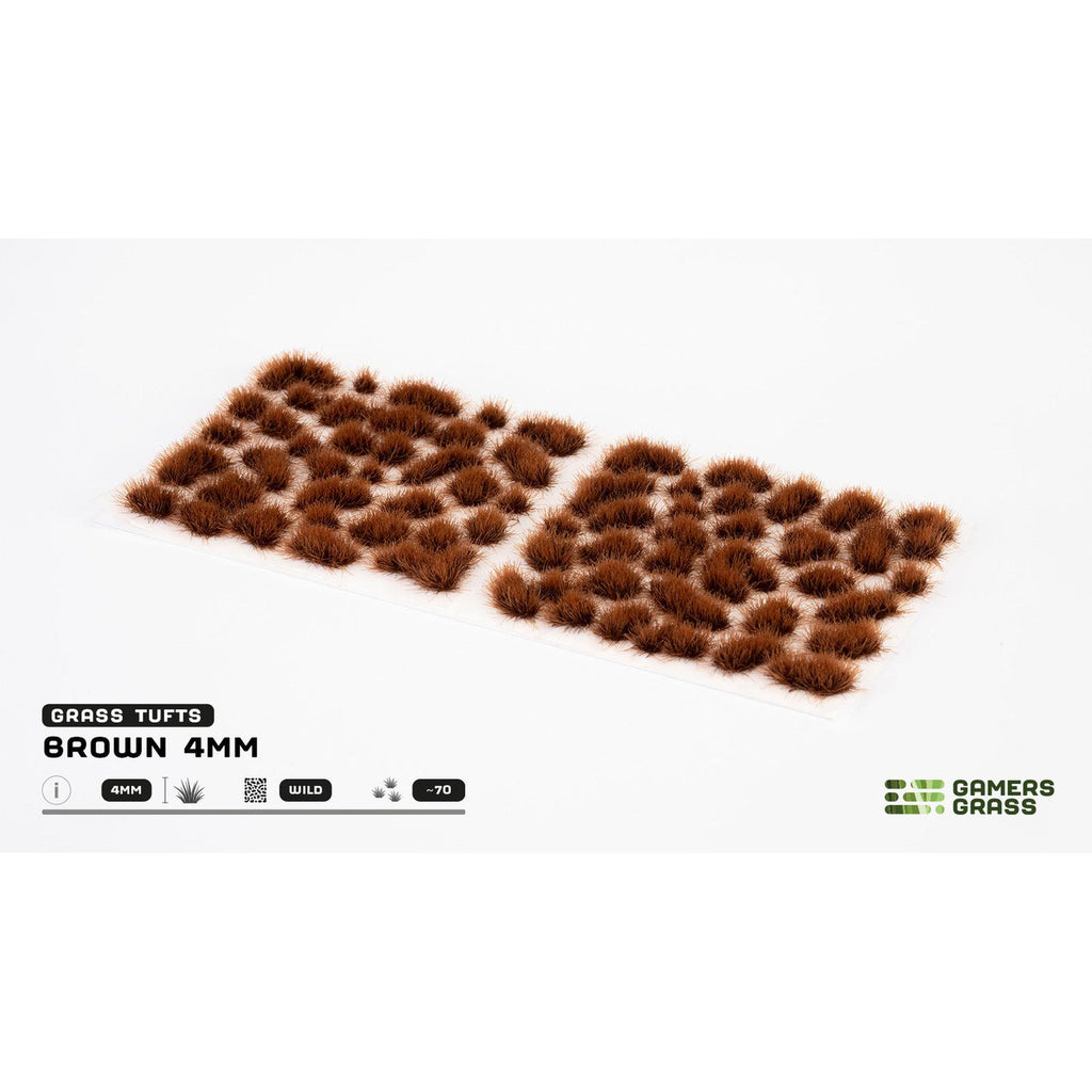 Gamers Grass Brown 4mm Tuft Wild