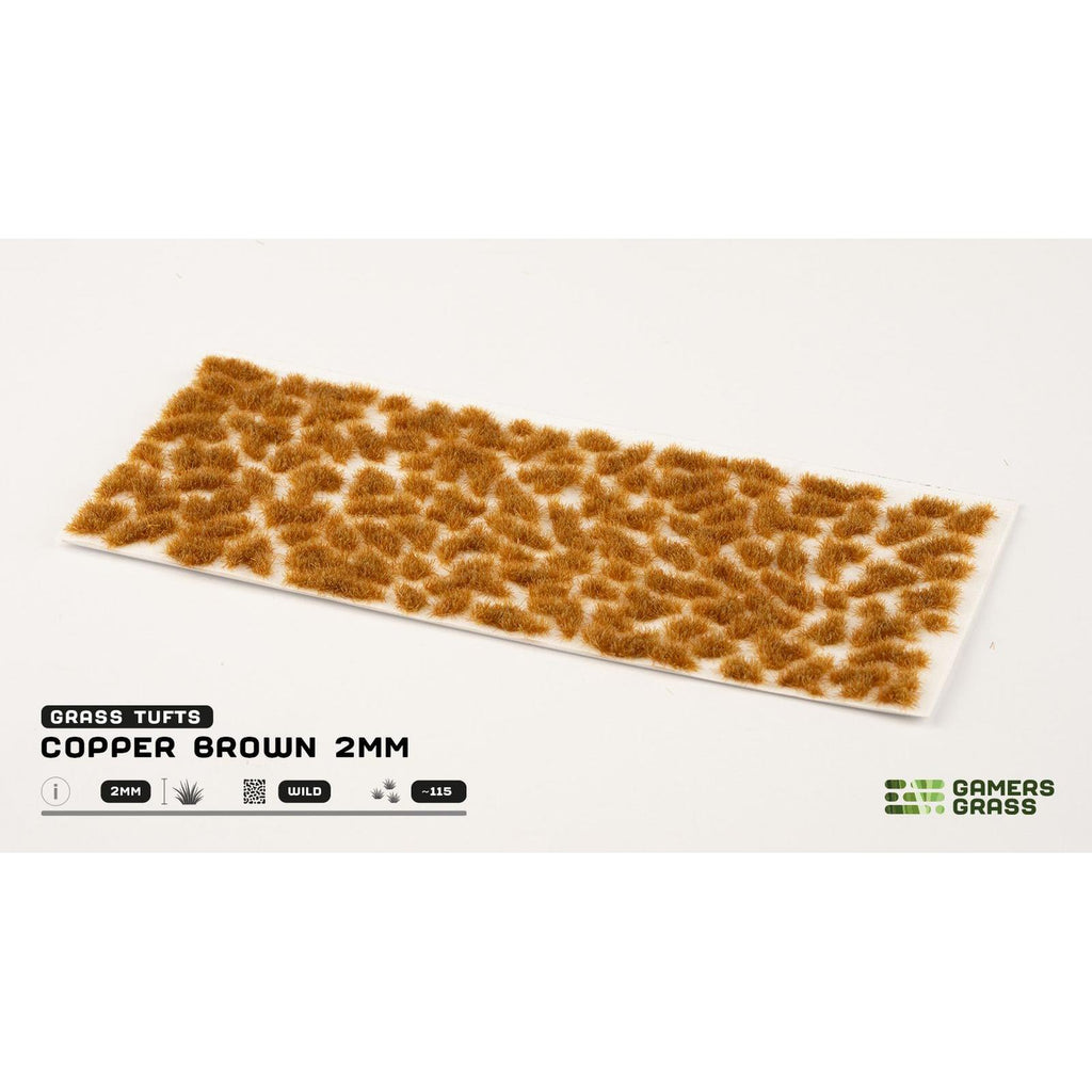 Gamers Grass Copper Brown 2mm Tuft