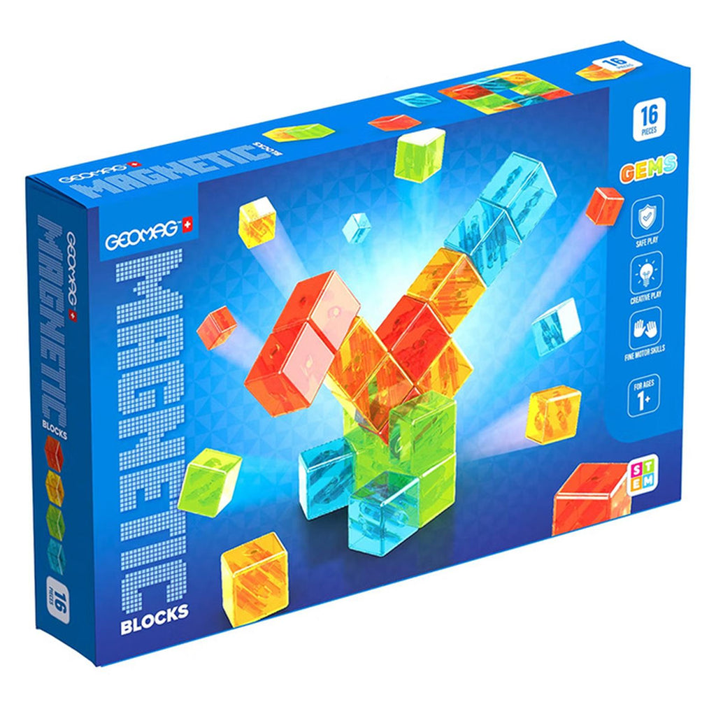 Geomag Blocks Gems 16 Piece Building Set