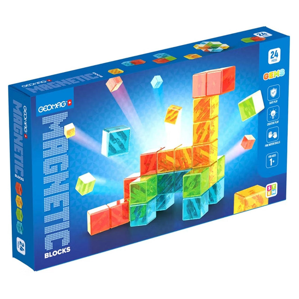 Geomag Blocks Gems 24 Piece Building Set