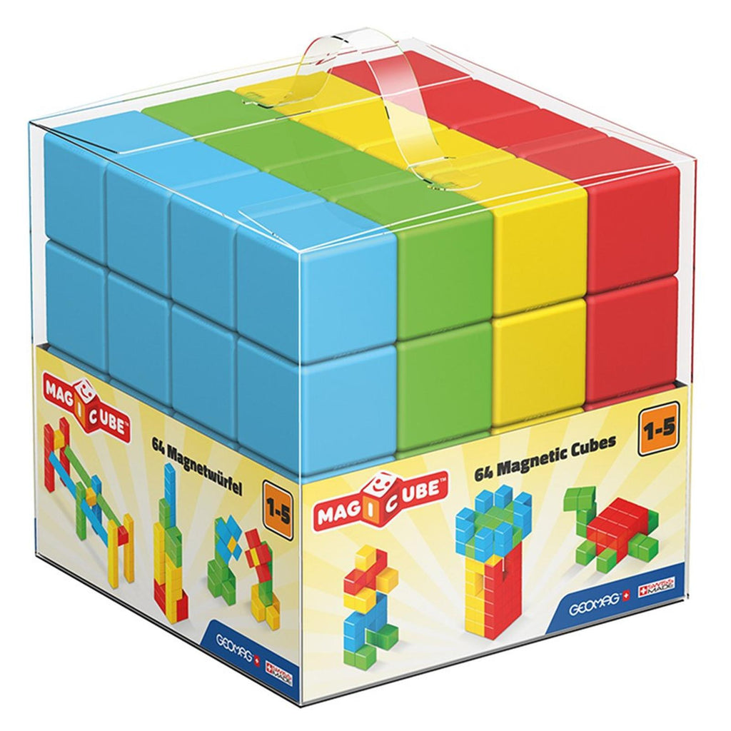 Geomag Magicube 64 Piece Magnetic Cube Building Set