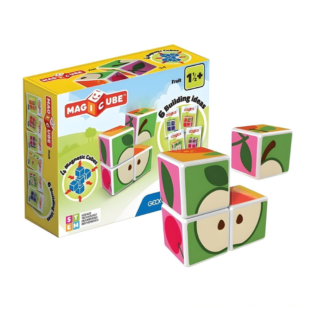Geomag Magicube Building Ideas Fruit 4 Piece Building Set