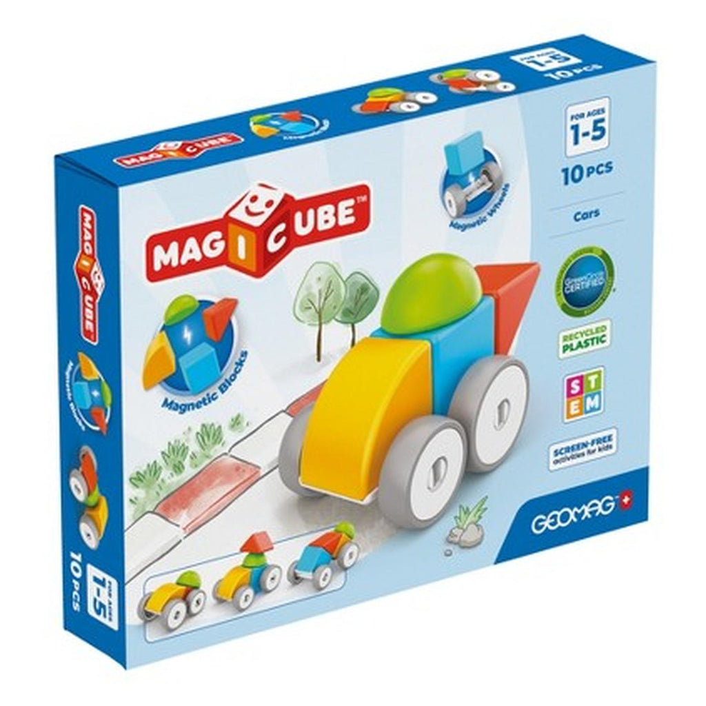 Geomag Magicube Cars 10 Piece Building Set