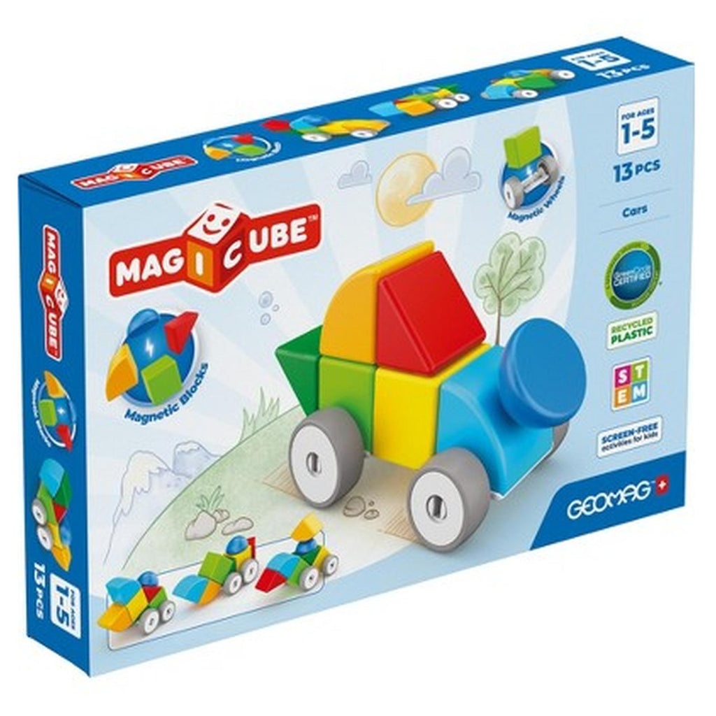 Geomag Magicube Cars 13 Piece Building Set