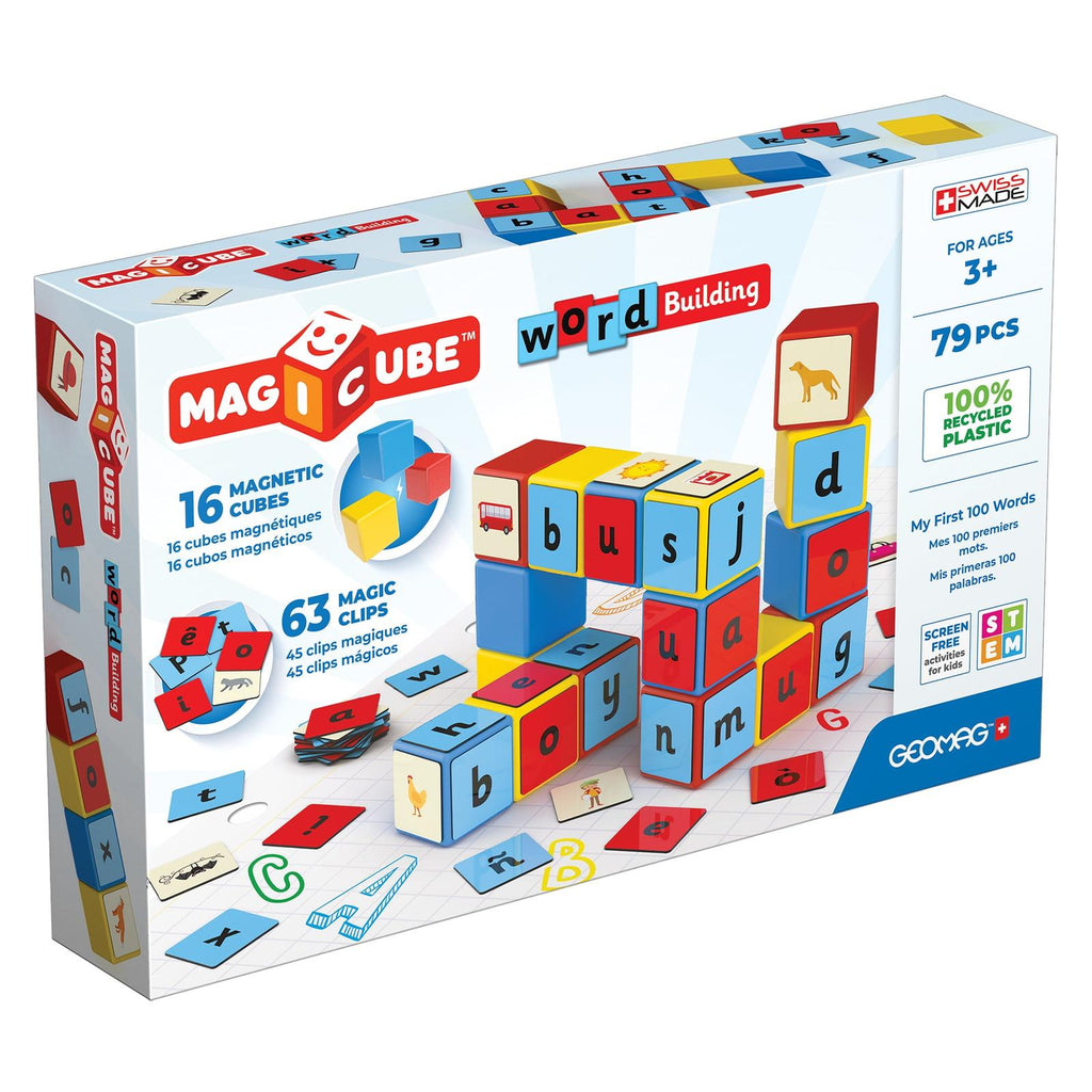 Geomag Magicube My First Words 79 Piece Building Set