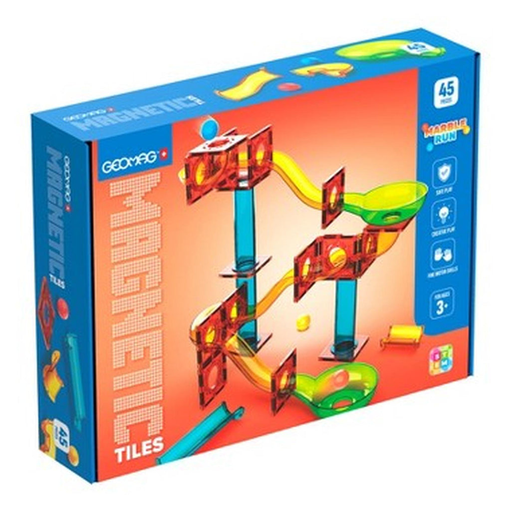 Geomag Magnetic Tiles Marble Run 45 Piece Building Set