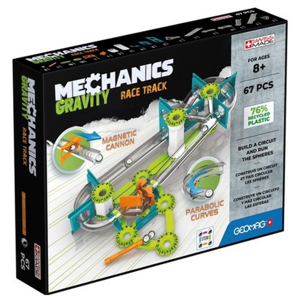 Geomag Mechanics Gravity Race Track 67 Piece Building Set