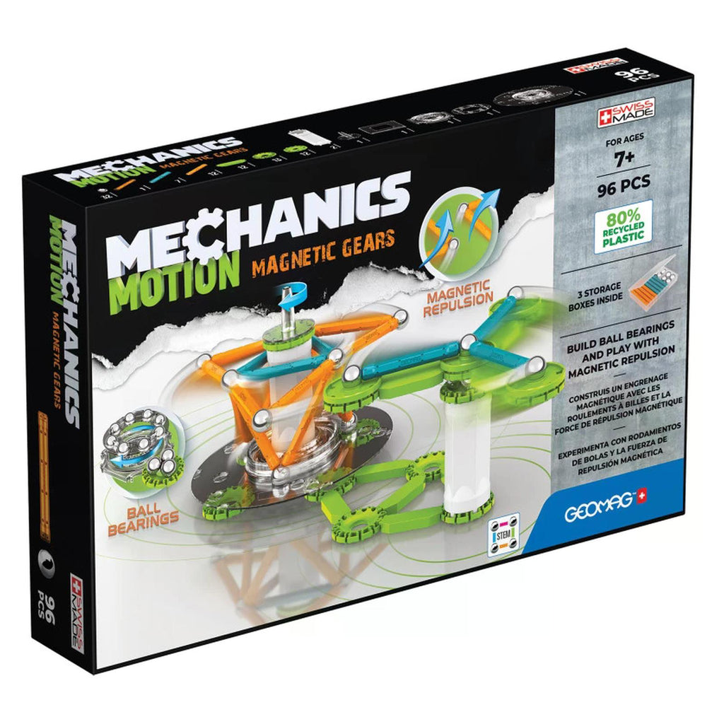 Geomag Mechanics Motion Magnetic Gears 96 Piece Building Set