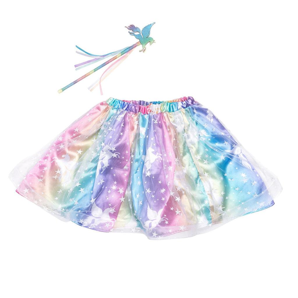 Great Pretenders Enchanted Unicorn Skirt And Wand Set Size 4-6