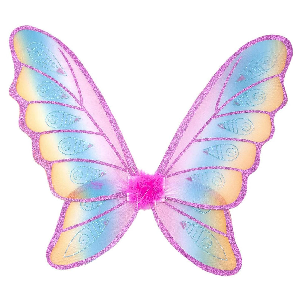 Great Pretenders Glitter Rainbow Fuchsia Wings