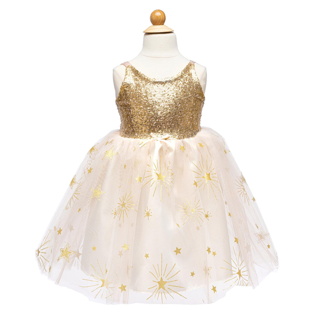Great Pretenders Golden Glam Party Dress Size 5-6