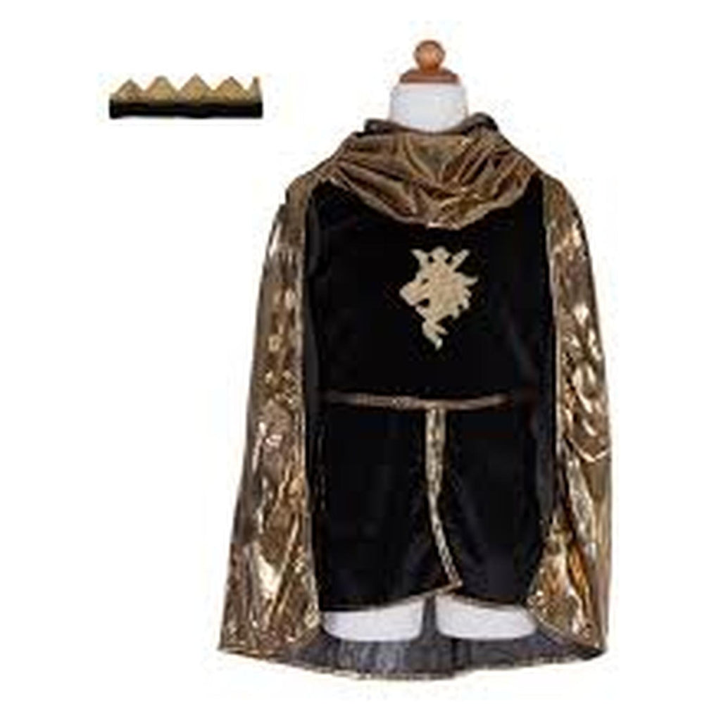 Great Pretenders Golden Knight With Tunic Cape And Crown Size 5-6