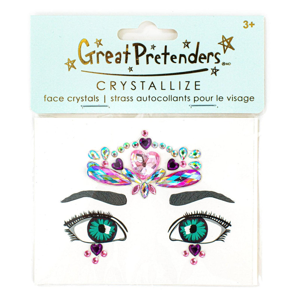 Great Pretenders Hearts Face Crystals Set - Radar Toys