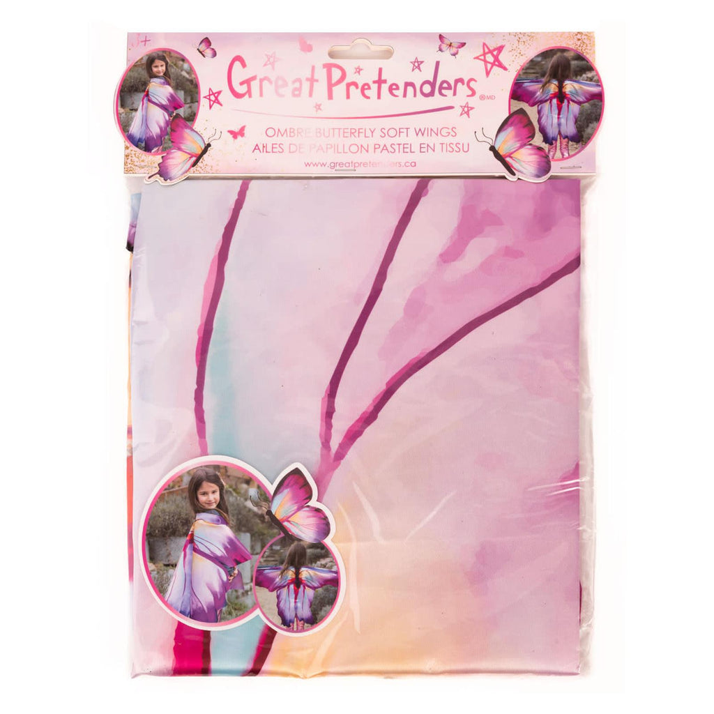 Great Pretenders Ombre Butterfly Soft Wings Size 4-6