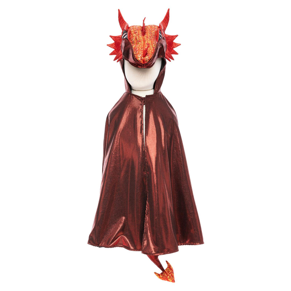 Great Pretenders Ruby The Metallic Dragon Cape Size 5-6