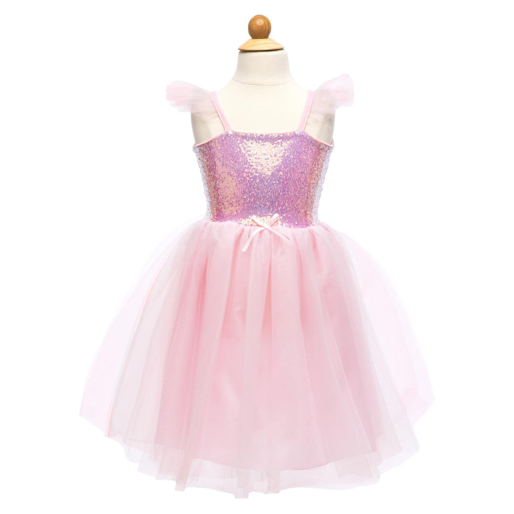 Great Pretenders Sequins Princess Pink Dress Size 5-6