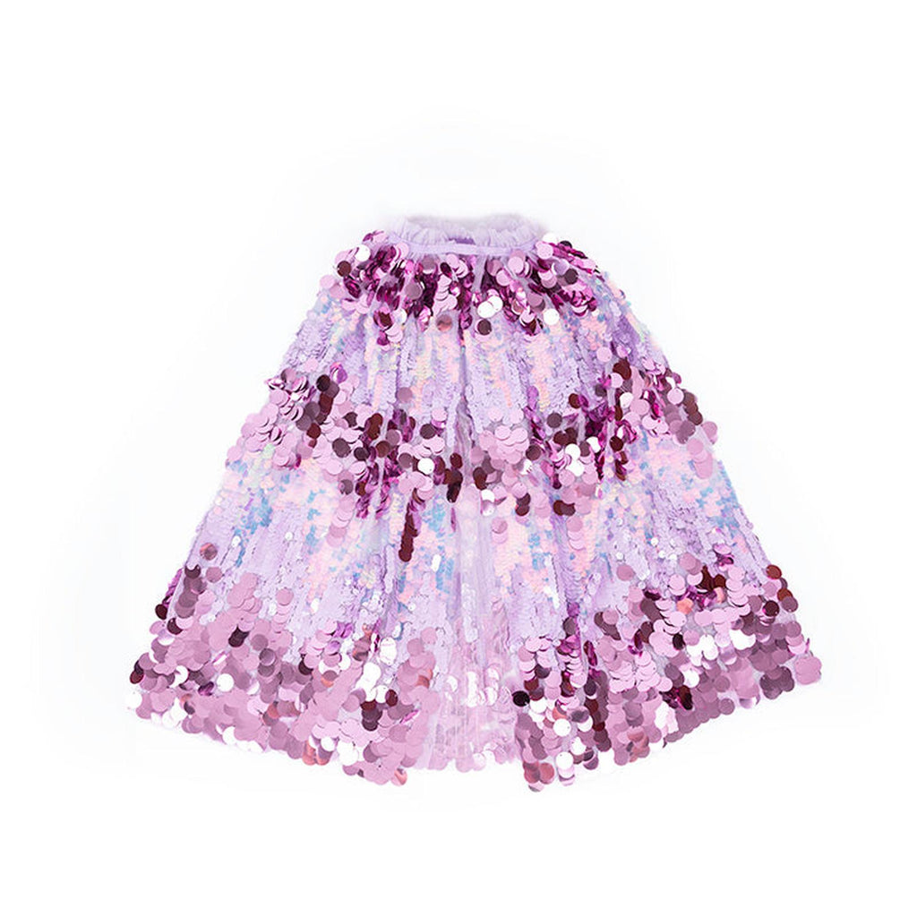 Great Pretenders The 5th Avenue Pailette Purple Cape Size 4-6