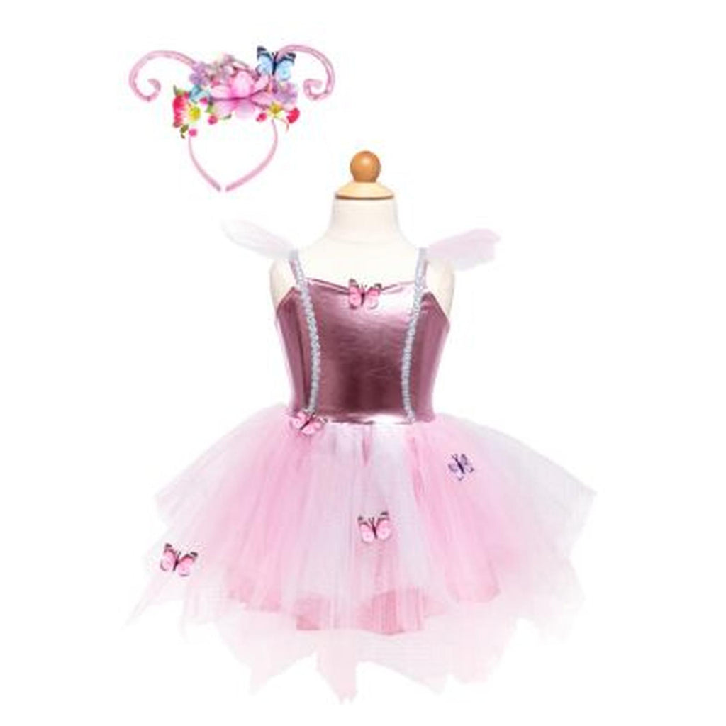 Great Pretenders Woodland Butterfly Dress And Headpiece Size 5-6