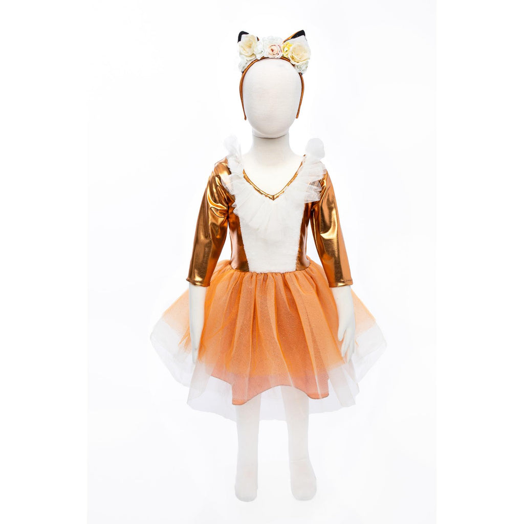 Great Pretenders Woodland Fox Dress With Headpiece Size 5-6