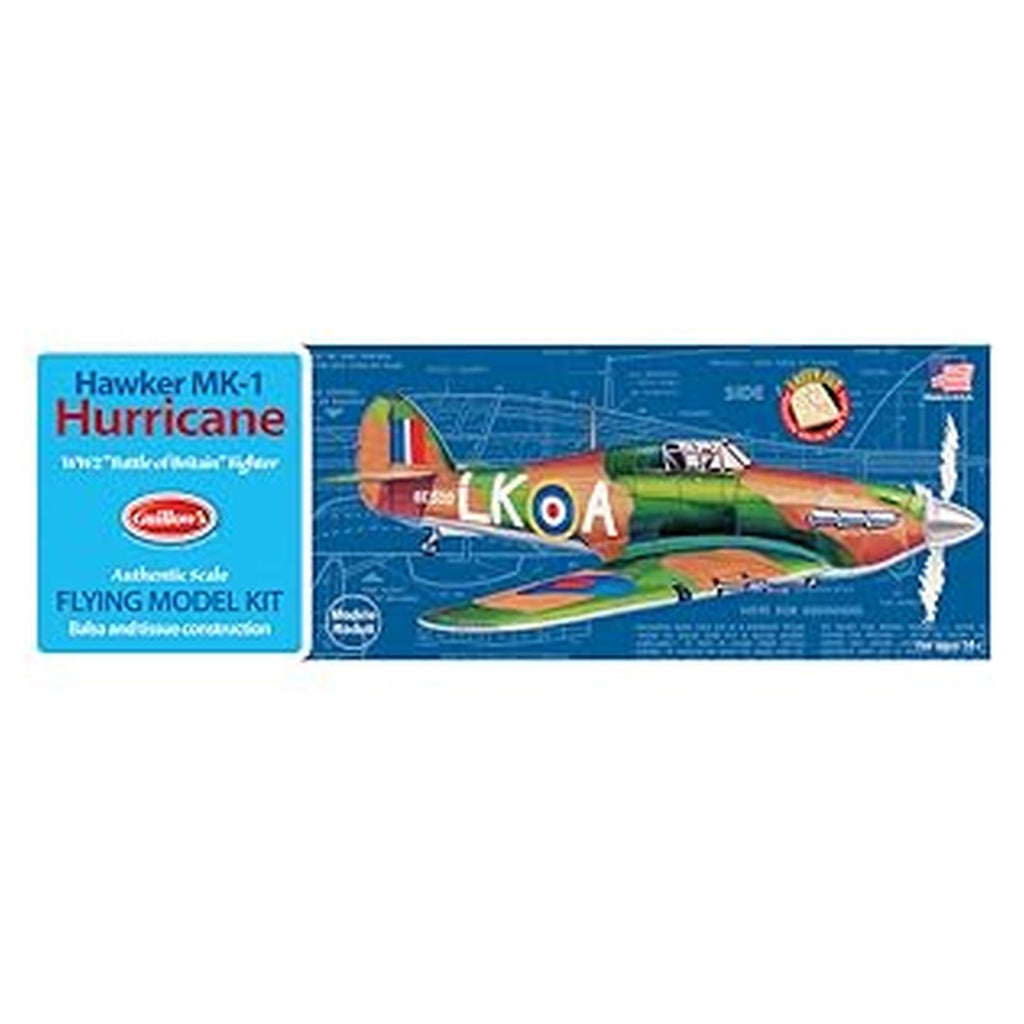 Guillows Hawker MK-1 Hurricane Model Kit - Radar Toys