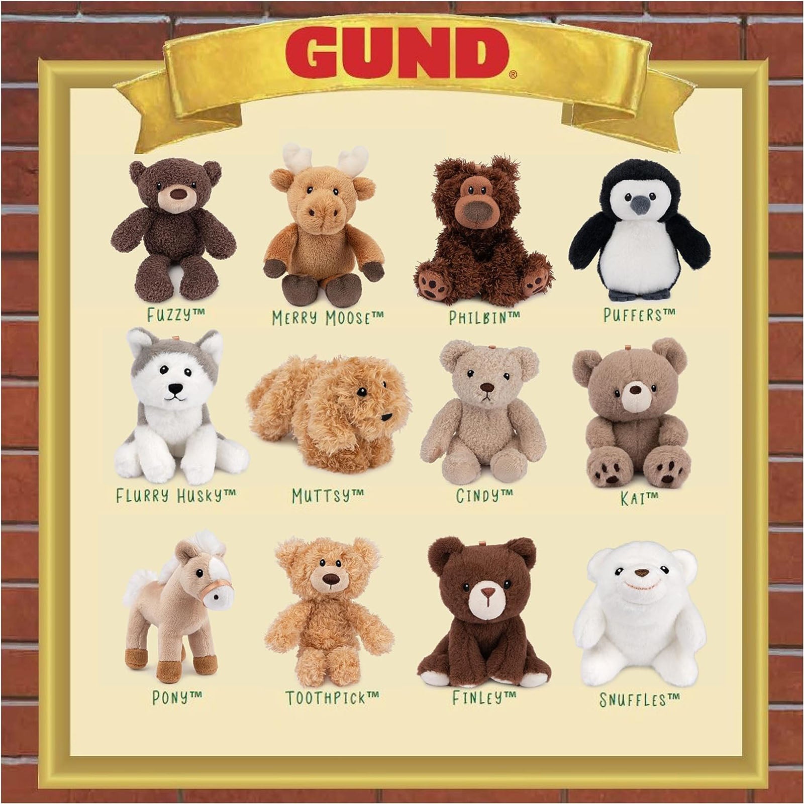 Gund 12 Mini Plush Advent Calendar Radar Toys