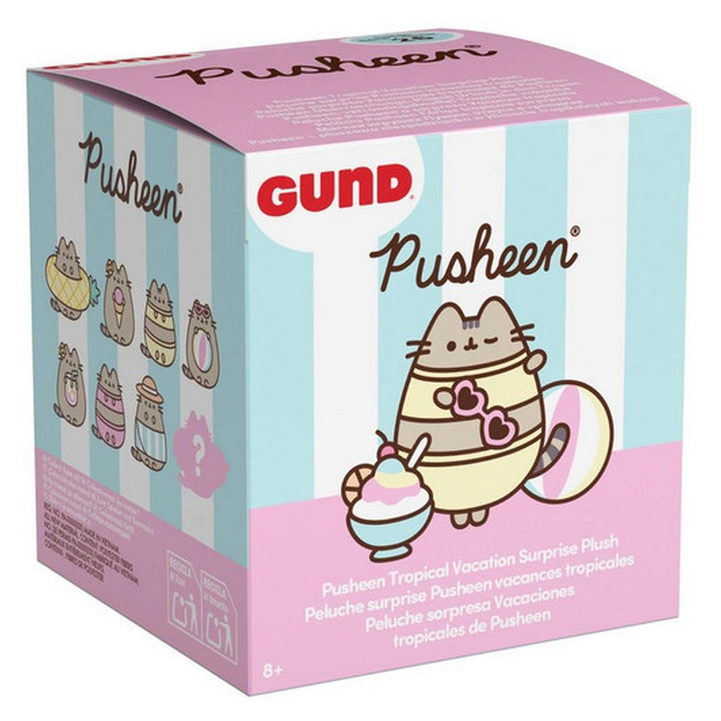 Gund Pusheen Series 26  Tropical Vacation Single Blind Box Surprise Plush