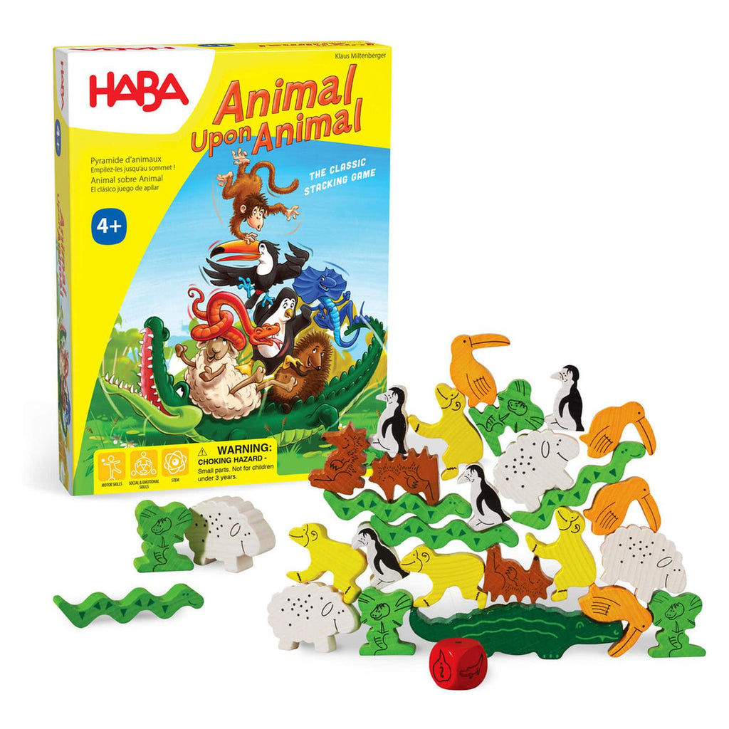 HABA Animal Upon Animal Stacking Game - Radar Toys