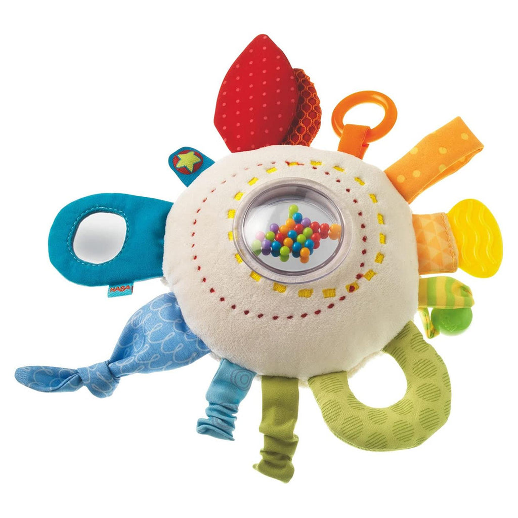 HABA Cuddly Rainbow Round Teether - Radar Toys