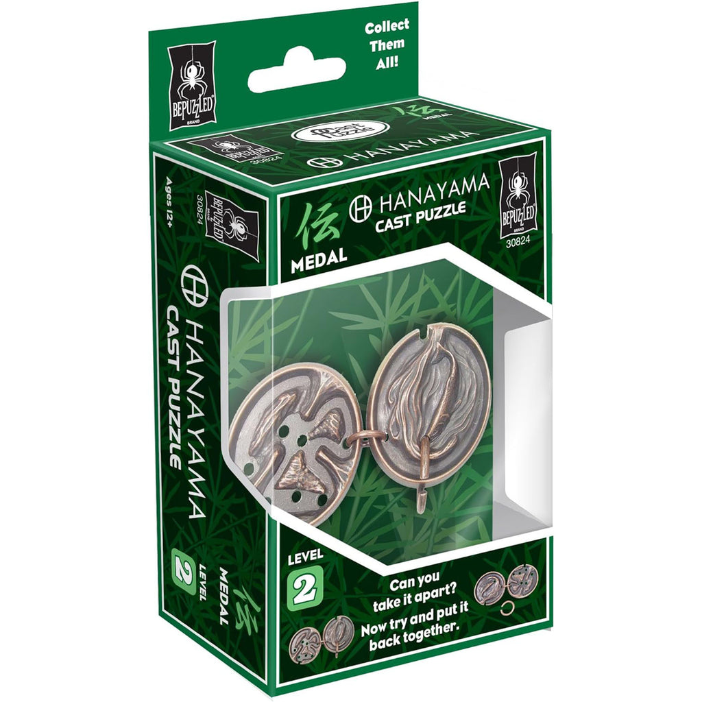 Hanayama Level 2 Medal Brain Teaser Cast Puzzle