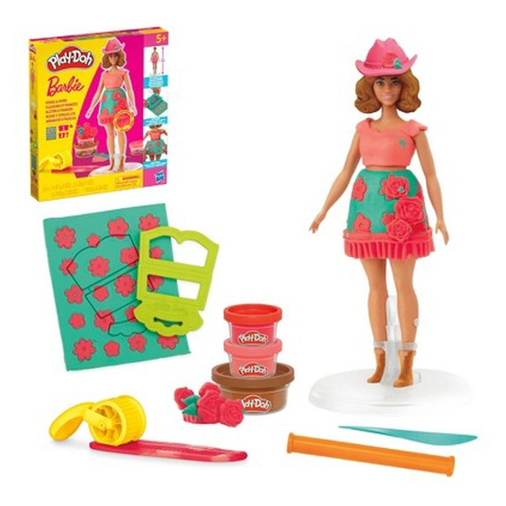 Hasbro Play-Doh Barbie Florals And Fringe Set
