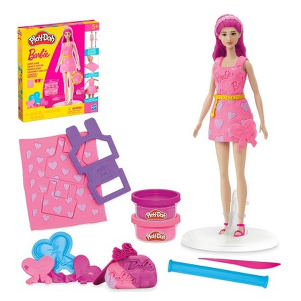 Hasbro Play-Doh Barbie Hearts And Hair Set