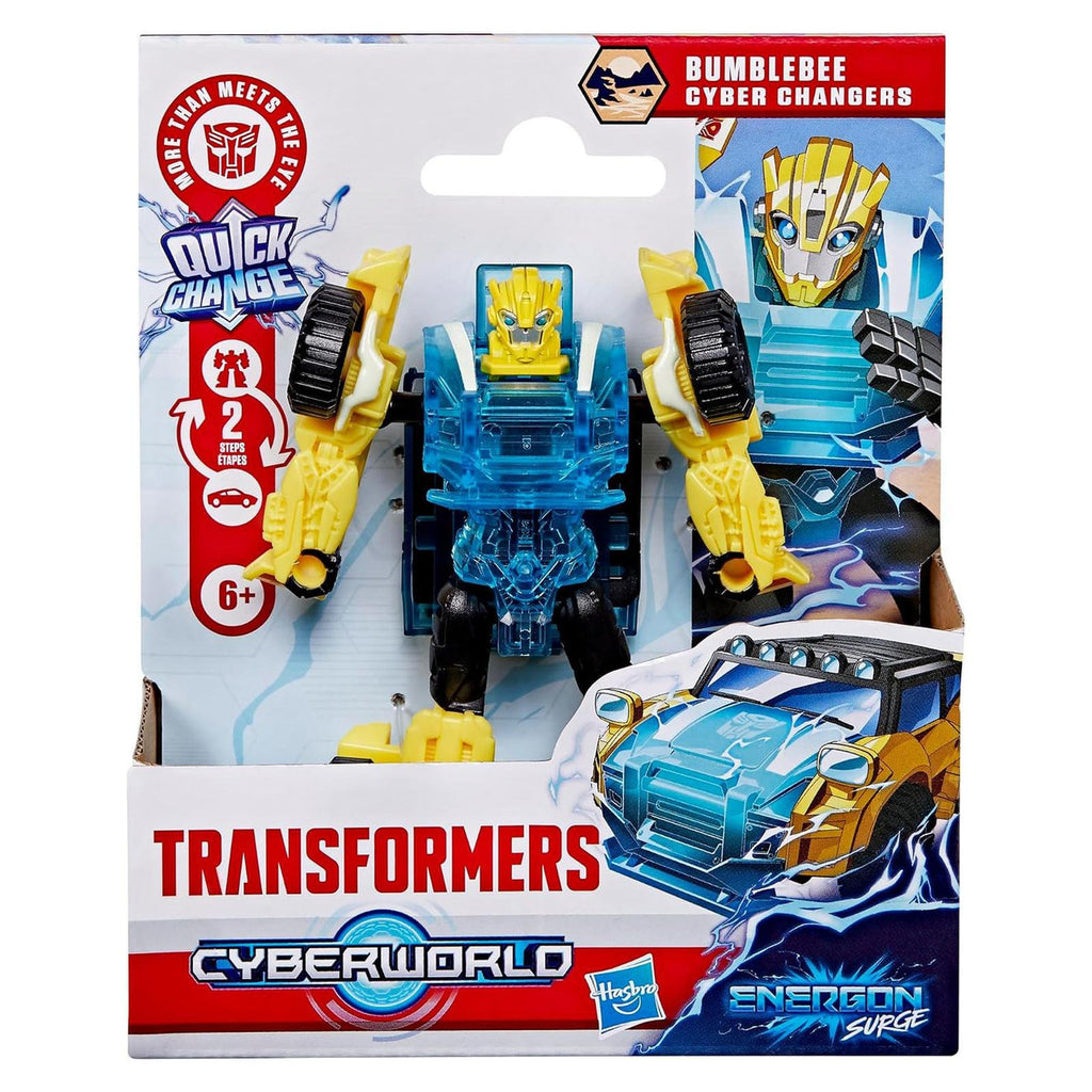 Hasbro Transformers Cyberworld Bumblebee Energon Surge Cyber Changers Action Figure