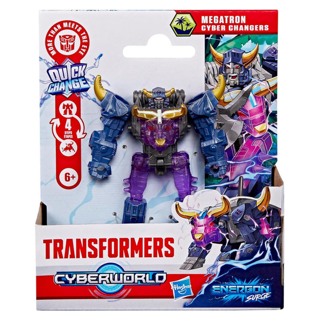 Hasbro Transformers Cyberworld Megatron Energon Surge Cyber Changers Action Figure