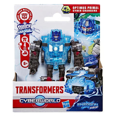 Hasbro Transformers Cyberworld Optimus Primal Energon Surge Cyber Changers Action Figure