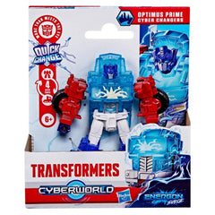 Hasbro Transformers Cyberworld Optimus Prime Energon Surge Cyber Changers Action Figure