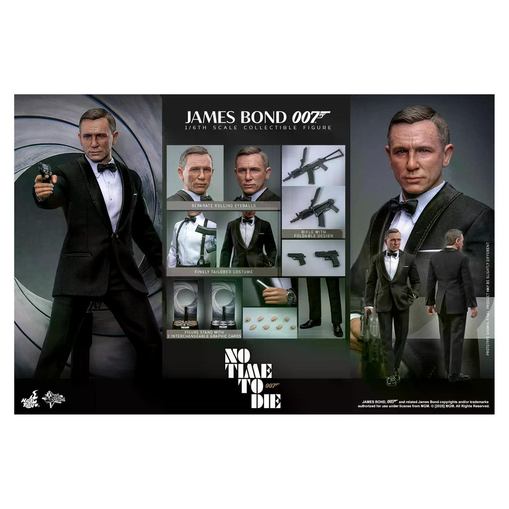 Hot Toys No Time To Die Masterpiece James Bond Sixth Scale Figure