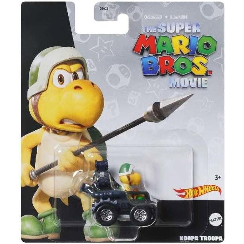 Hot Wheels Super Mario Bros Movie Koopa Troopa Car