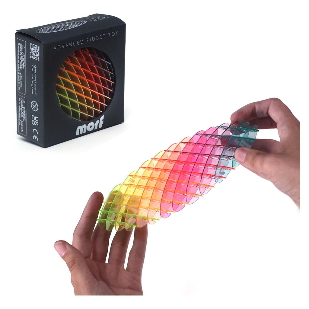 Humango Morf Worm Rainbow Fidget Toy - Radar Toys