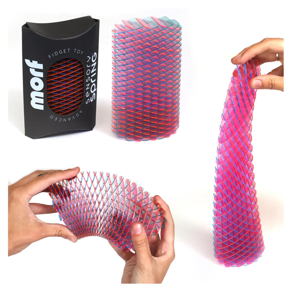 Humango Morf Worm Spring Berry Big Fidget Toy - Radar Toys