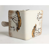 Shagwear Cream Meerkat Small Zipper Wallet