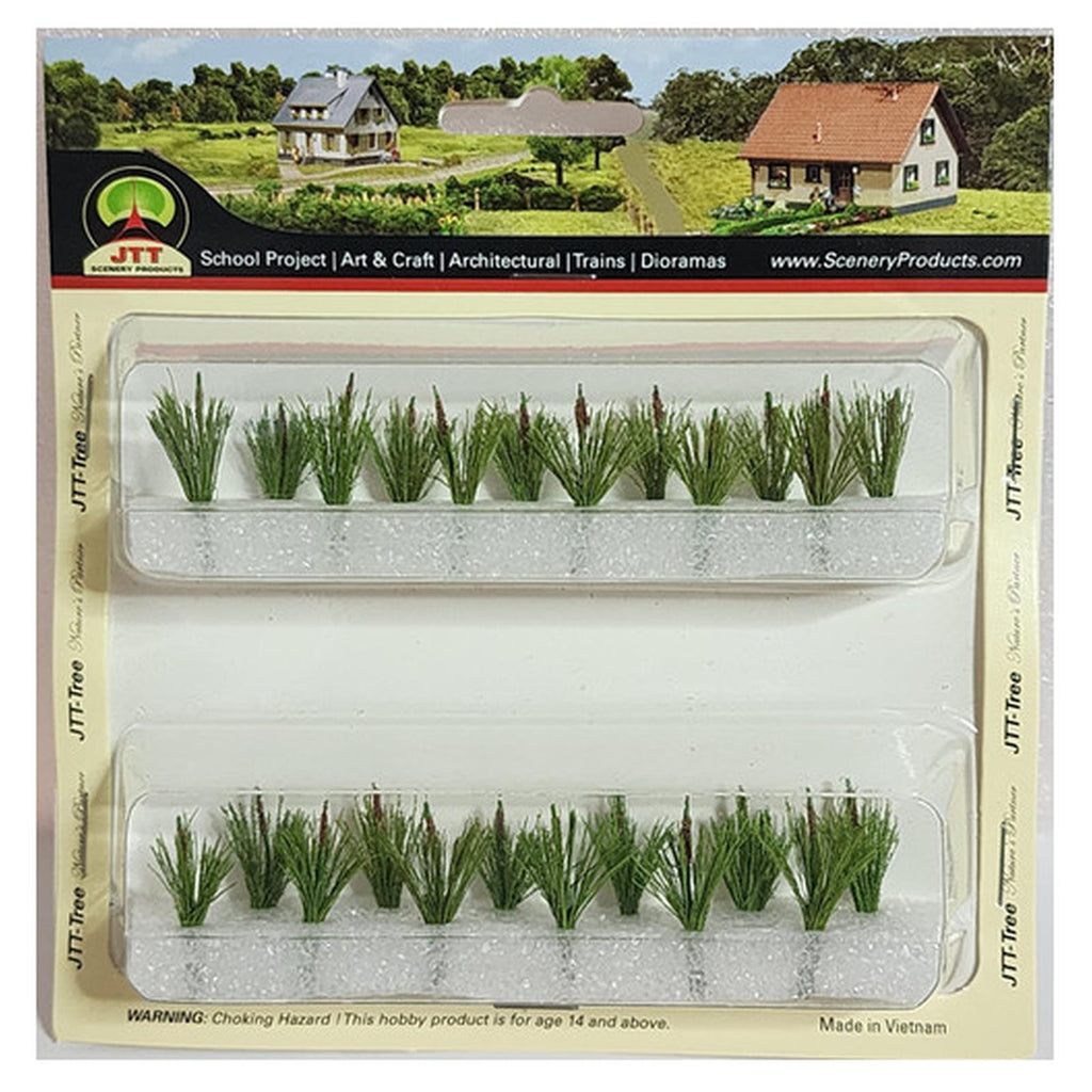 JTT Scenery Cattails .75 Inches 24 Piece Set